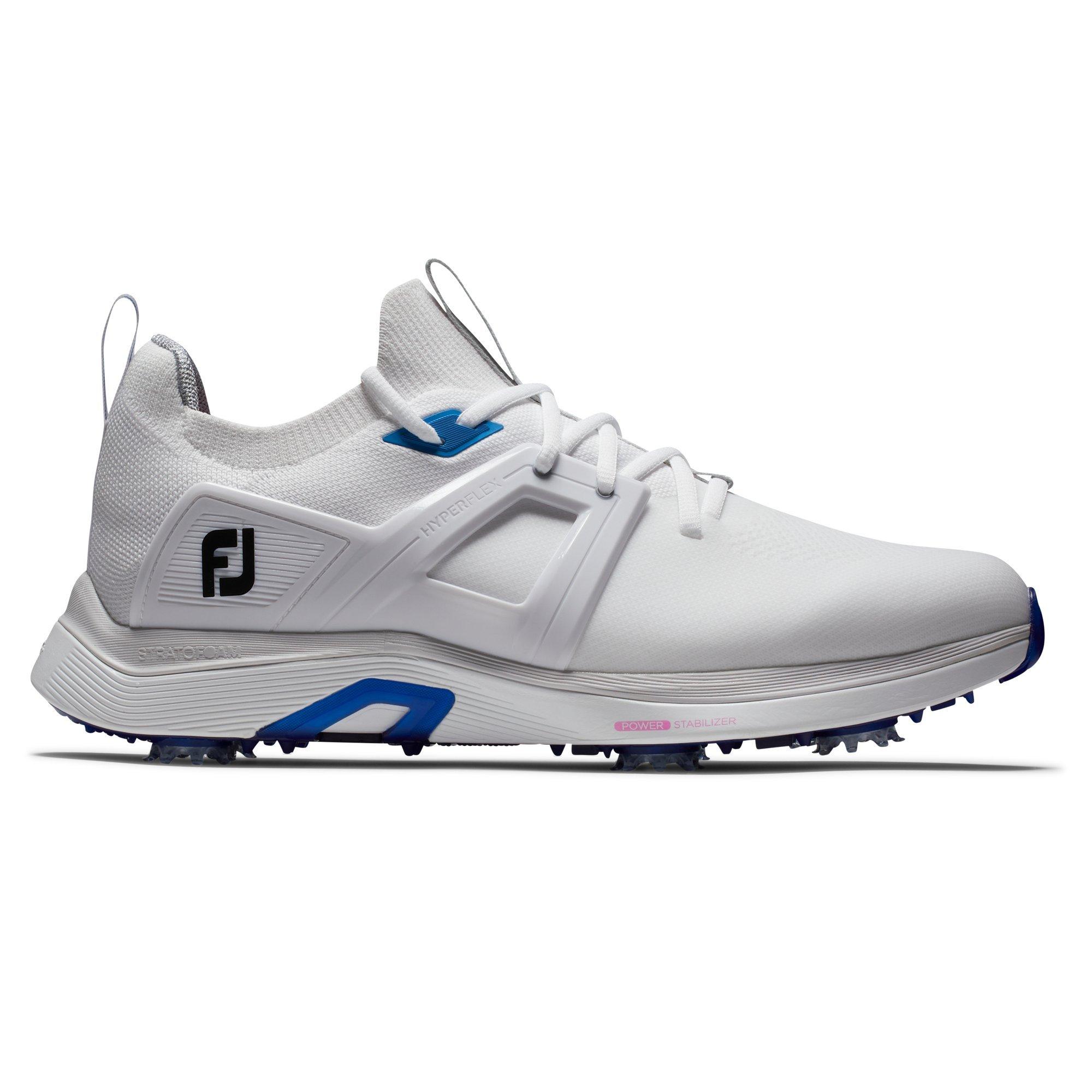 Men's Hyperflex Spiked Golf Shoe - White | FOOTJOY | Golf Shoes